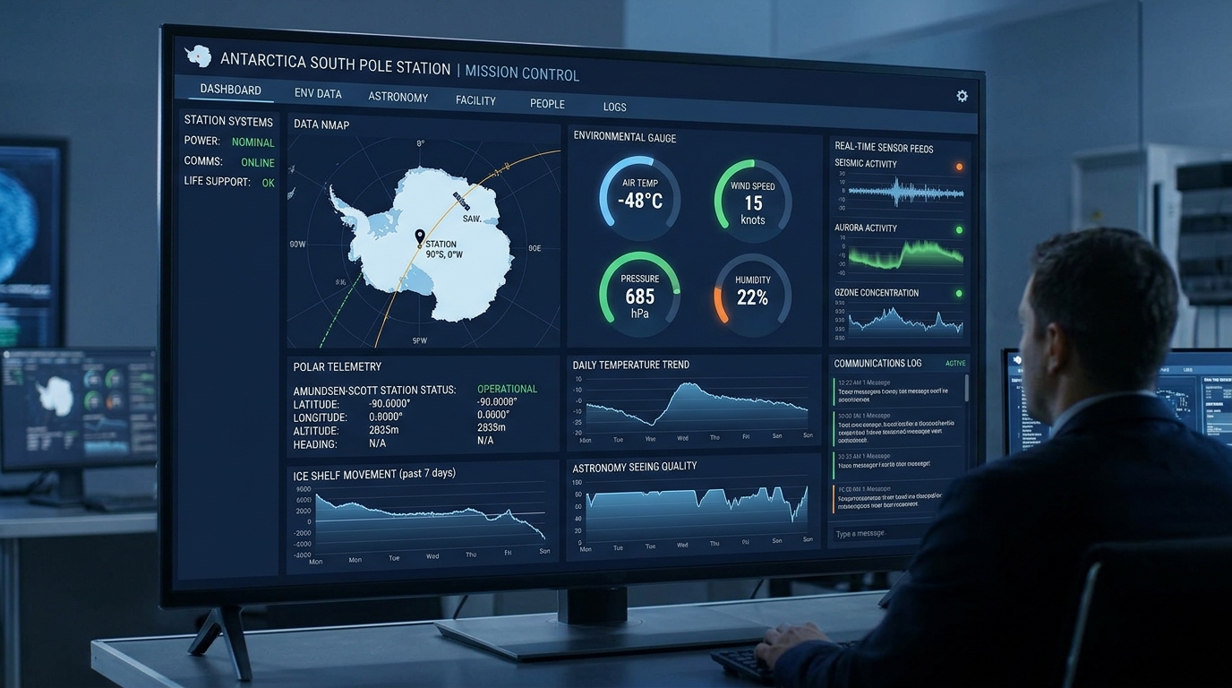 South Pole Station Intranet Portal